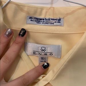 Enro Yellow Dress Shirt